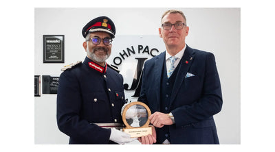 John Packer Musical Instruments visited by Lord Lieutenant after King's Award win